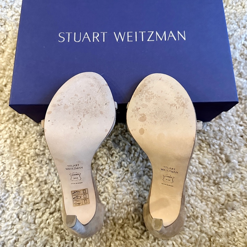 Stuart Weitzman Nudist High Heel Sandal